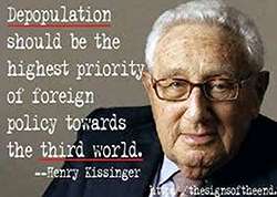 Henry Kissinger depopulation