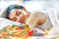 Una alimentazione corretta favorisce il sonno