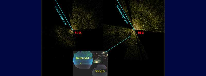 DESI crea la più grande mappa 3-D del cosmo