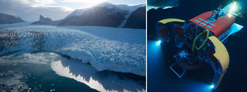 Esplorazioni glaciali sottomarine in Groenlandia