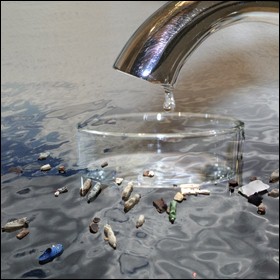 Fibre di plastica nell’acqua corrente domestica di tutto il mondo