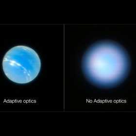 La qualità della nitidezza fotografica di Nettuno, elaborata dallo strumento MUSE, è superiore alle immagini fornite dal telescopio spaziale Hubble della NASA