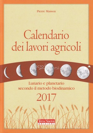 Calendario dei Lavori Agricoli 2017